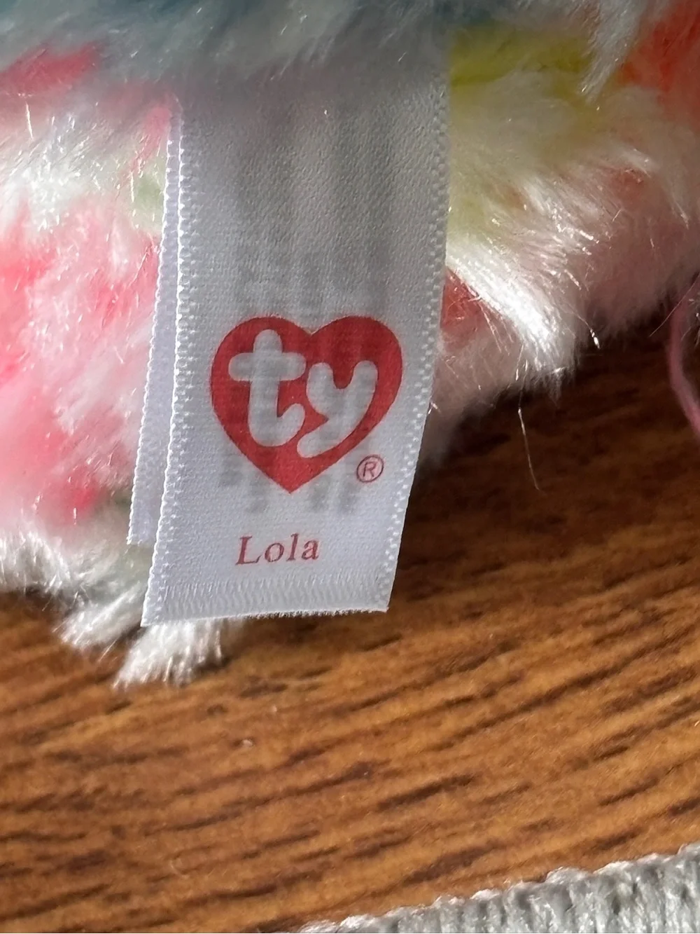 lola Pastel Rainbow Llama Plush - Pink, Yellow, Blue, Green